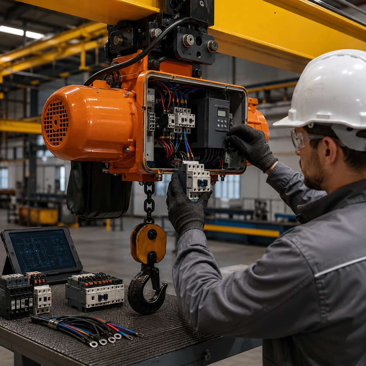 Modernização de talha elétrica